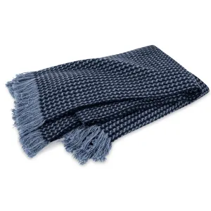 Cleo Throw - Marine Blue